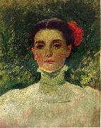 Frank Duveneck Portrait of Maggie Wilson oil